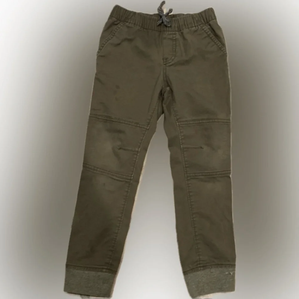 Cat & Jack Green Pull On Jogger Pants - Picture 1 of 4